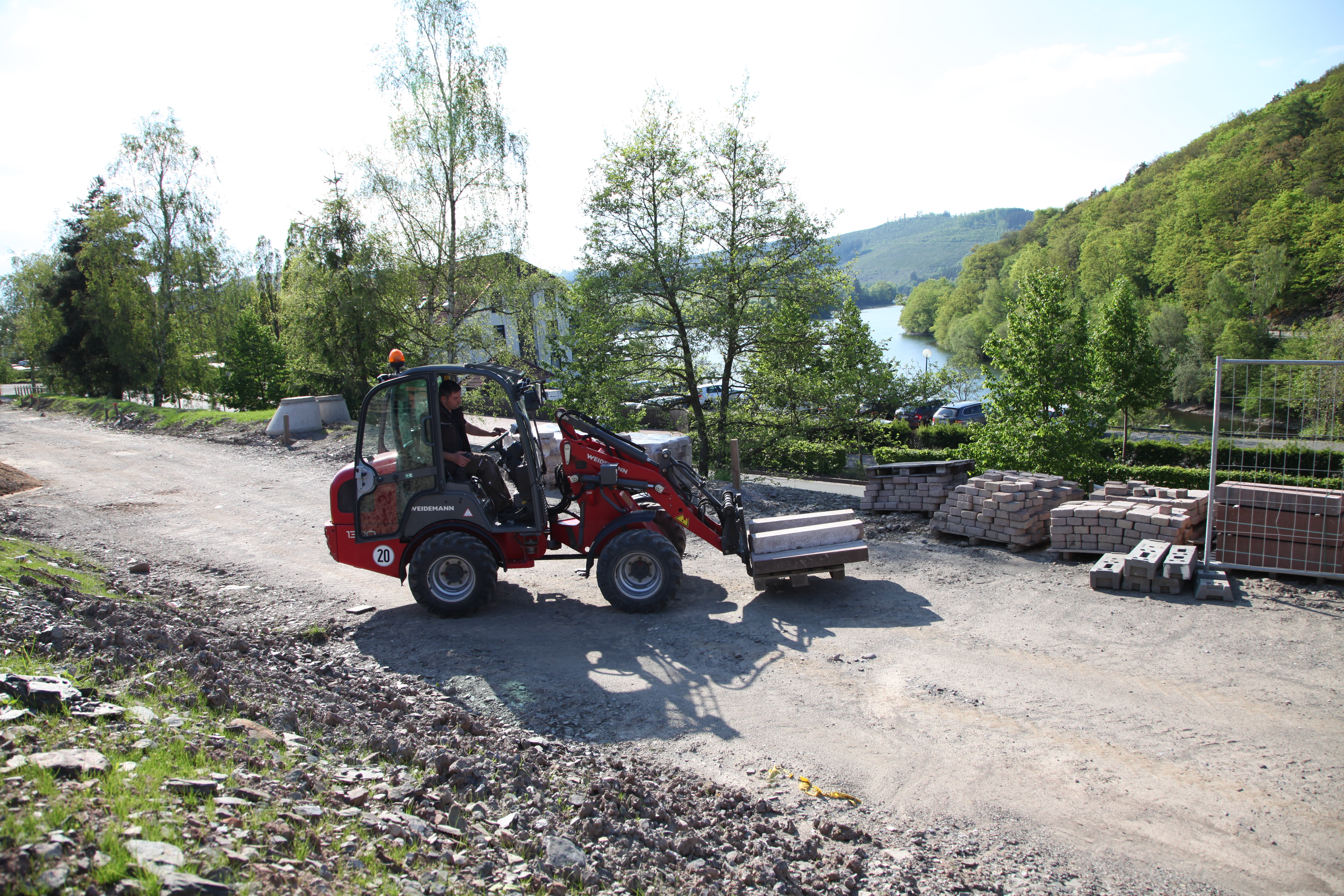 Weidemann Hoftrac 1370 im Einsatz