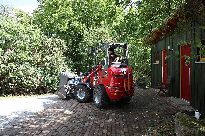 Weidemann 1190e in Action