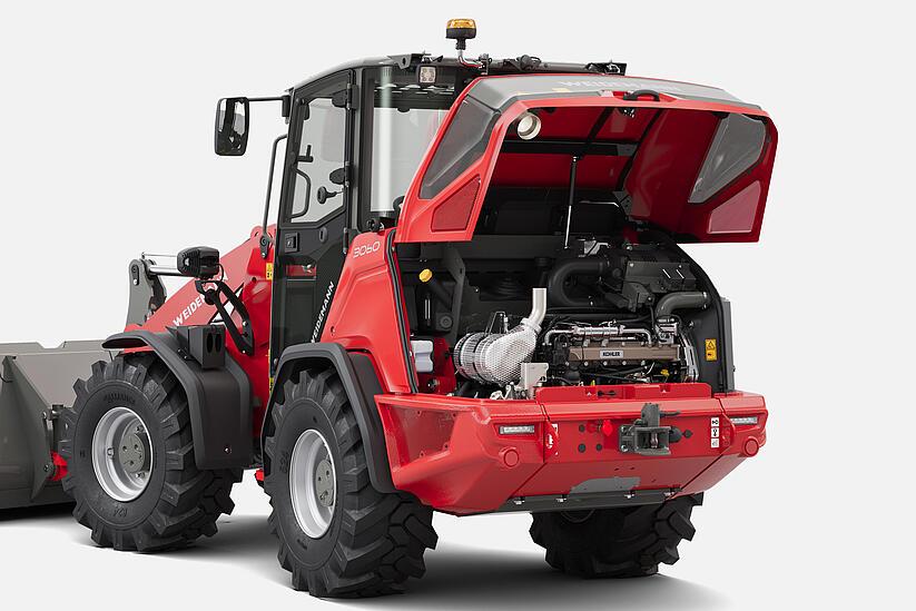 Weidemann wheel loader 3060 in studio, Equipment