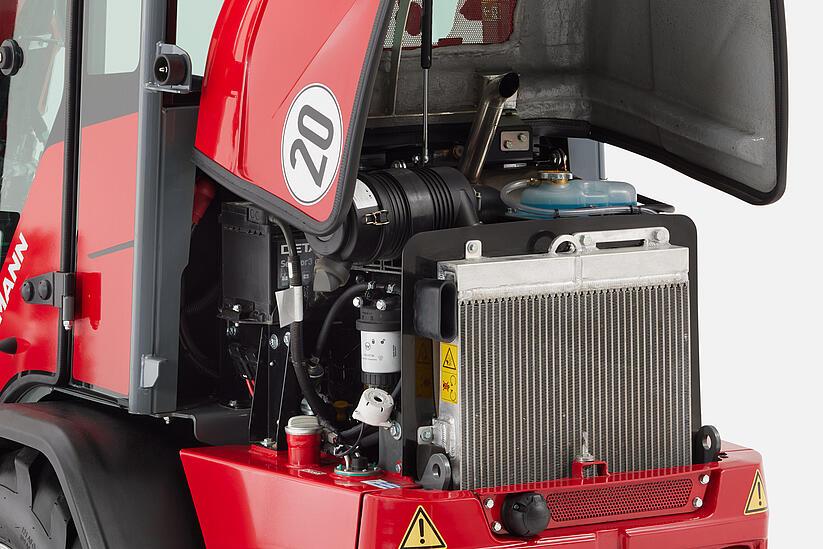 Weidemann Hoftrac 1140BL-1280, Stage V engine without AGN