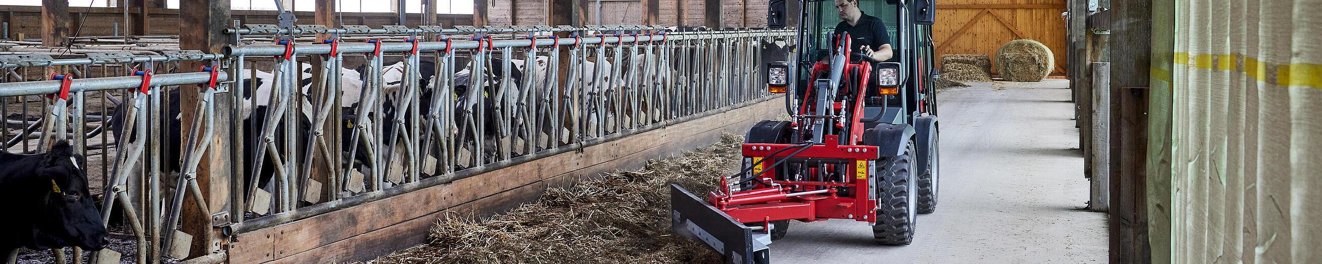 Weidemann Hoftrac 1260LP in use