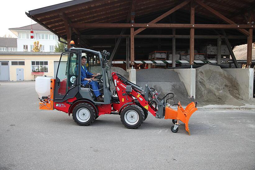 Weidemann Hoftrac 1160 im Einsatz