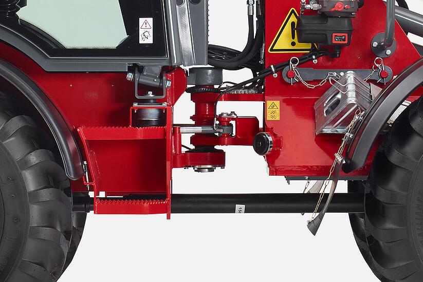 Weidemann telescopic wheel loader 5080T, Vibration damping driver's cab