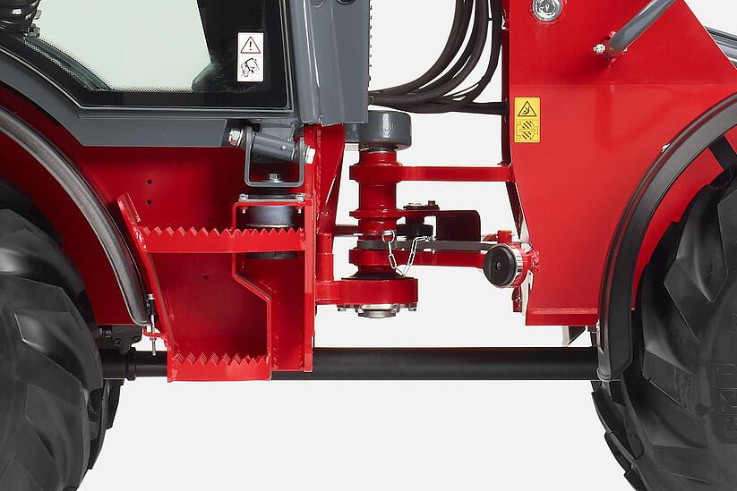 Weidemann wheel loader 3080LP, Vibration damping driver's cab