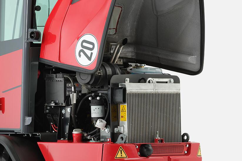 Weidemann Hoftrac 1140, 1160, 1280, Exhaust emission standard engine selection
