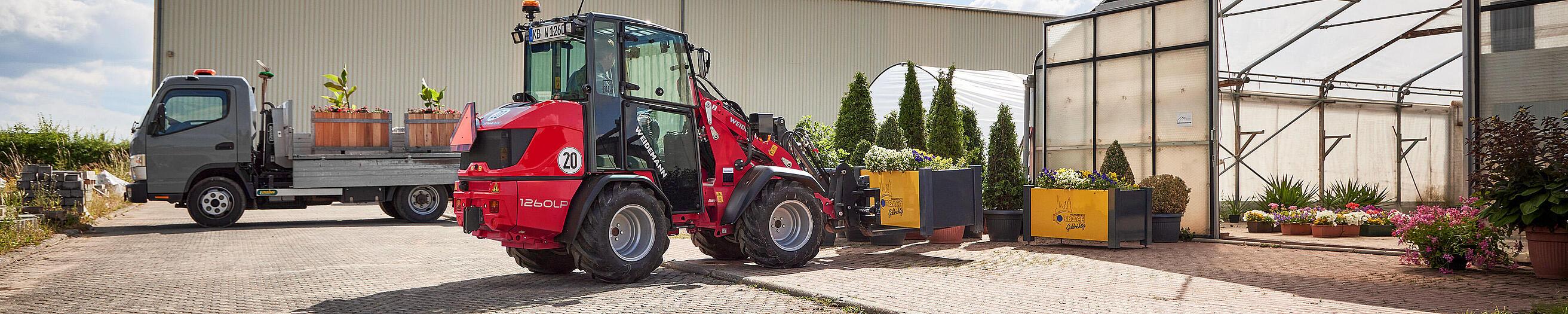 Hoftrac 1260LP de Weidemann en acción