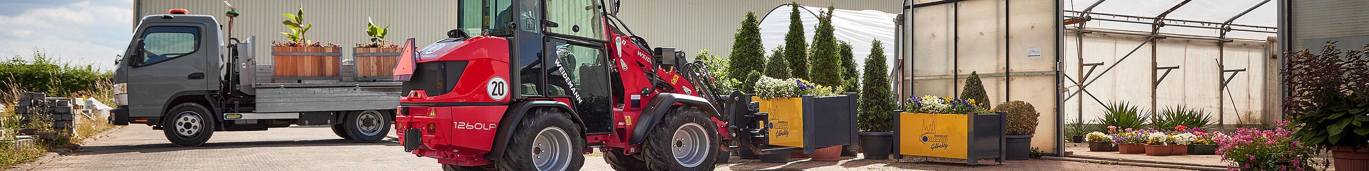Hoftrac 1260LP de Weidemann en acción