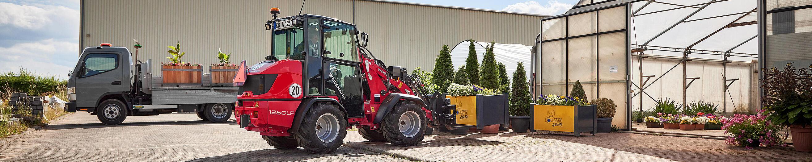 Weidemann Hoftrac 1260LP en action