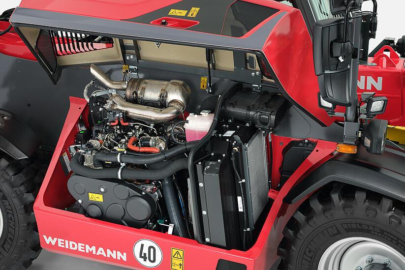 Weidemann telehandler T7035, T7042, Exhaust emission standard engine selection