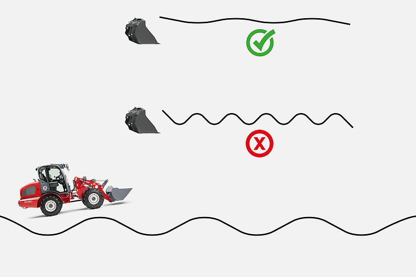 Weidemann wheel loader, Charge damping