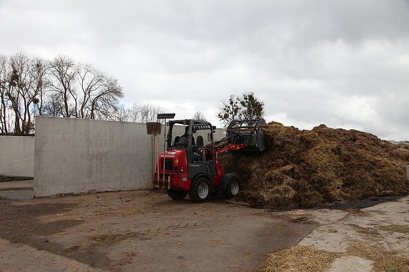Weidemann Hoftrac 1160 im Einsatz