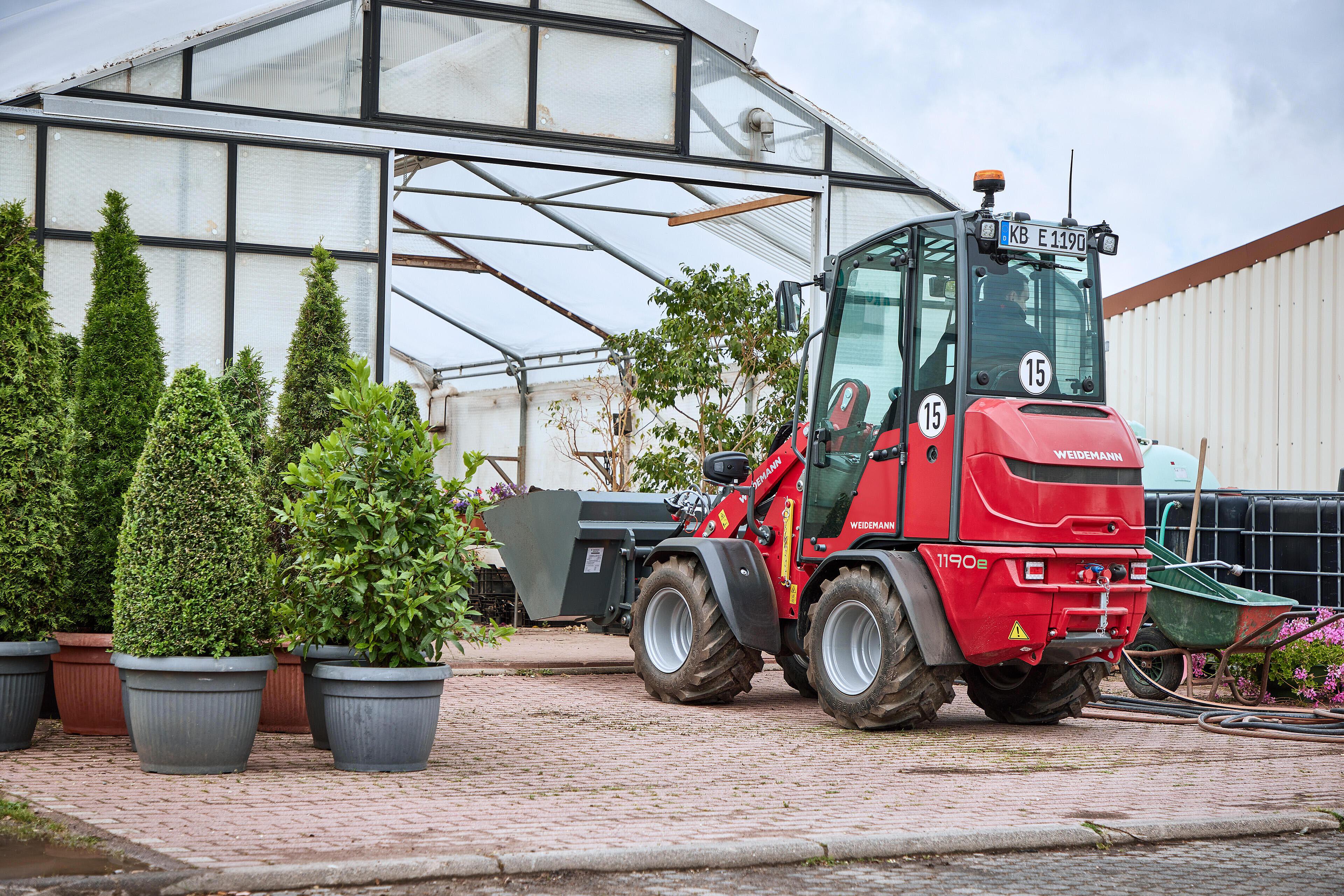 Hoftrac Weidemann 1190e w zastosowaniu