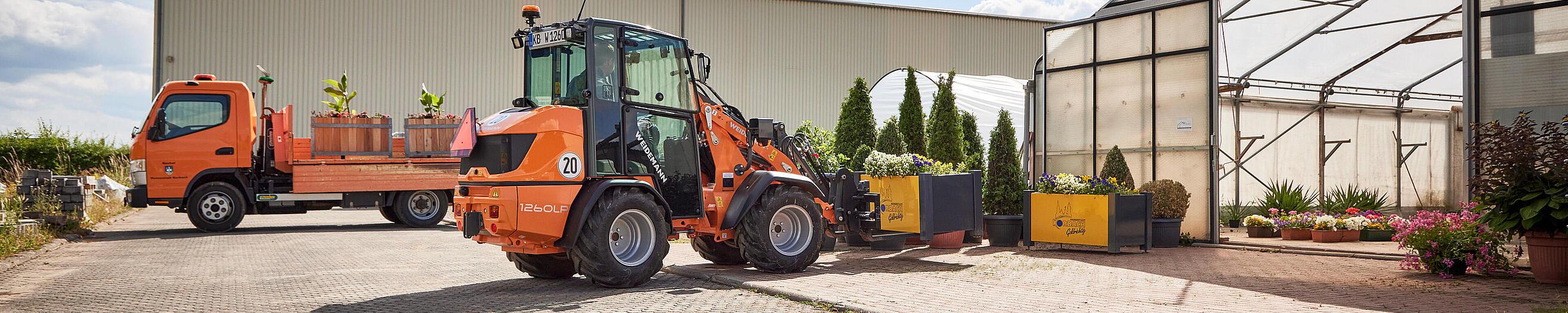 Weidemann Hoftrac 1260LP in actie