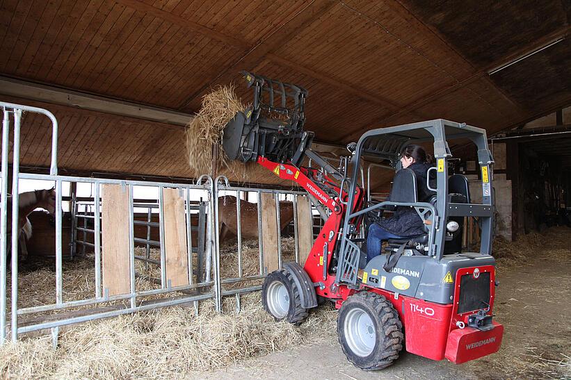 Weidemann 1140 im Einsatz