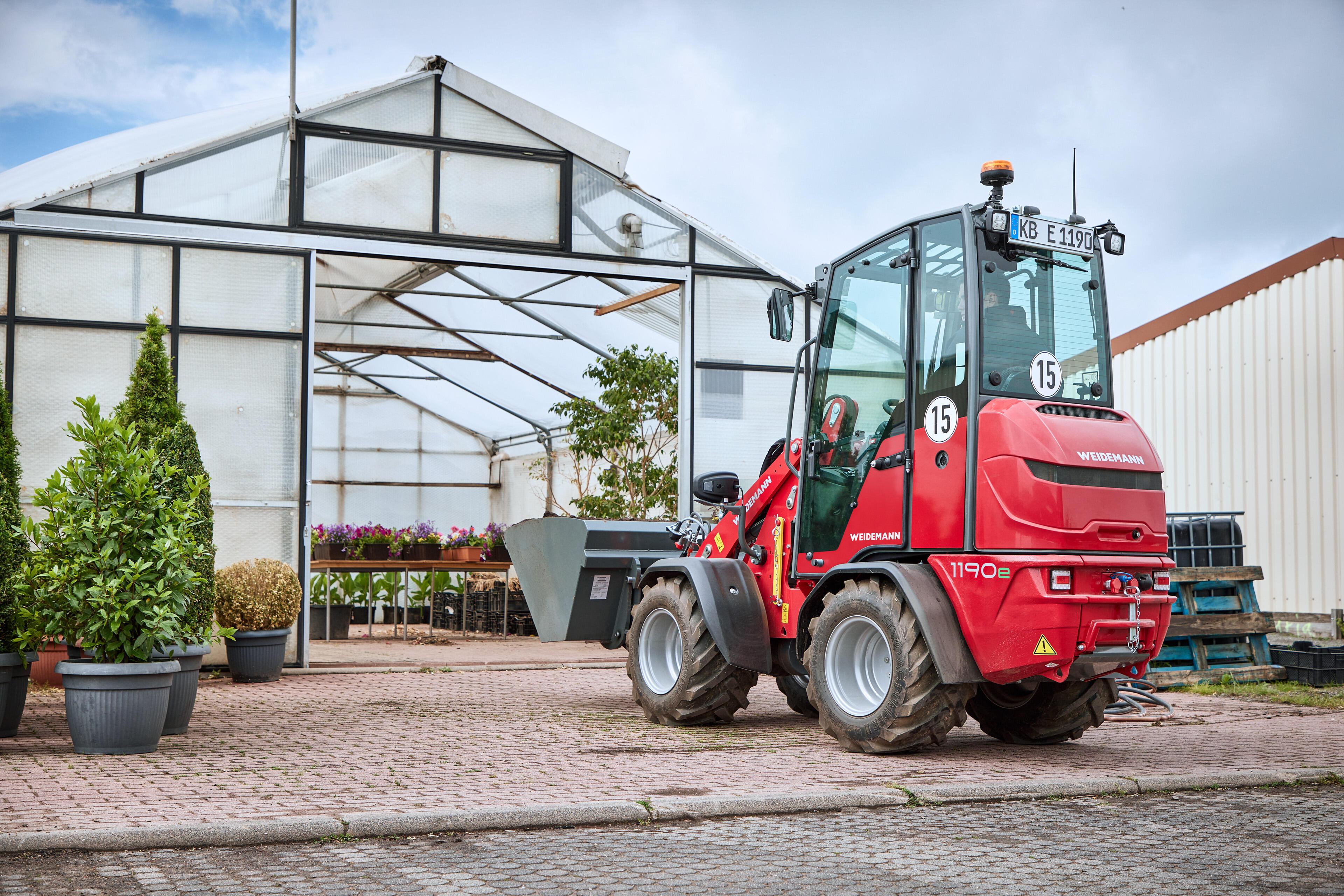 Weidemann Hoftrac 1190e käytössä