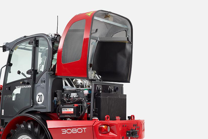 Weidemann telescopic wheel loader 3080T, Bonnet