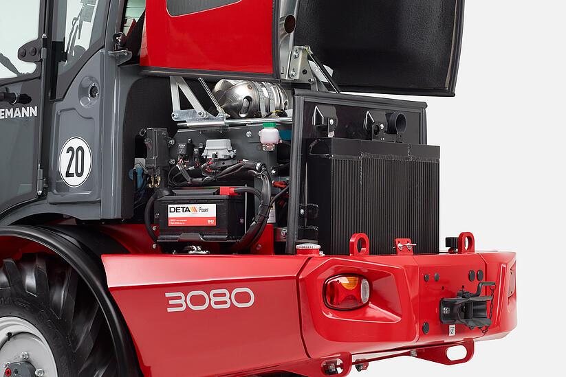 Weidemann wheel loader 3080, Exhaust emission standard engine selection