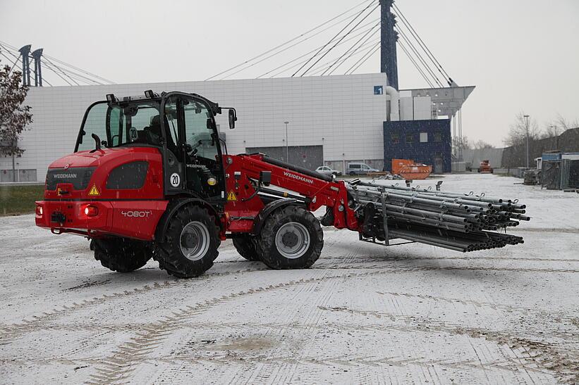 Weidemann Teleskopradlader 4080T im Einsatz