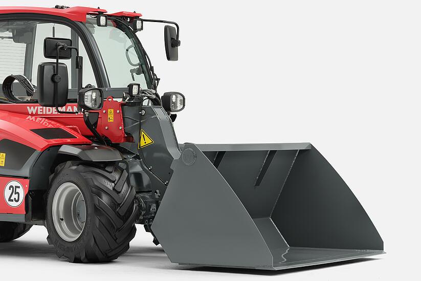 Weidemann telehandler T4512e stationary operation, studio