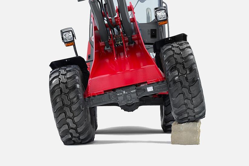 Weidemann wheel loader, Articulated pendulum joint