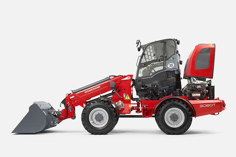Weidemann telescopic wheel loader 3080T, Tiltable cab