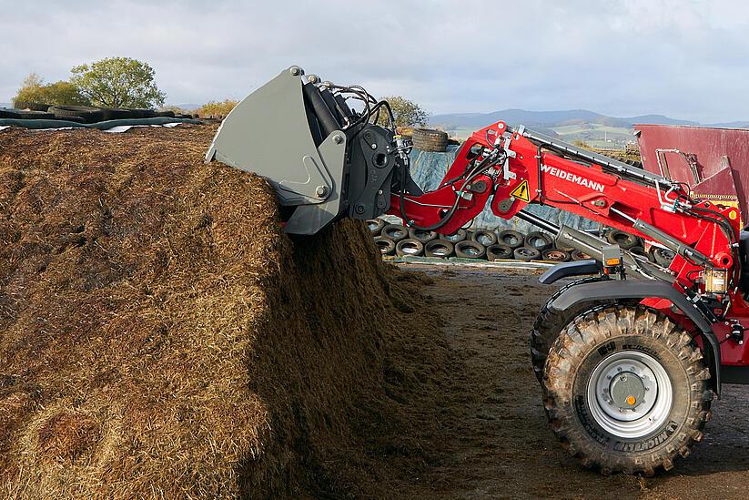 Weidemann telescopic wheel loader 4080T, 5080T, Load sensing hydraulic