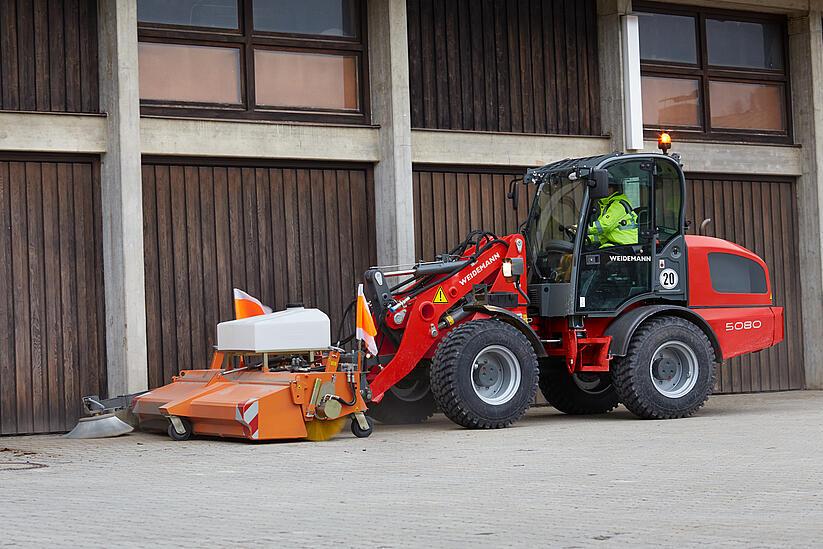 Weidemann wheel loader, telescopic wheel loader4080, 4080T, 5080, 5080T, Flow Sharing