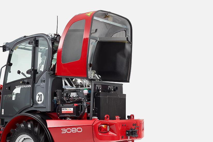 Weidemann wheel loader 3080, Bonnet