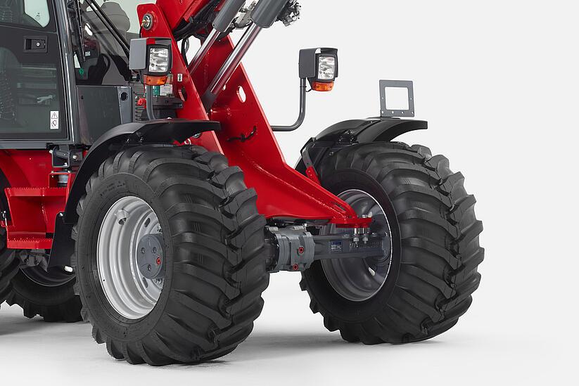 Weidemann telescopic wheel loader 5080T, Differential lock