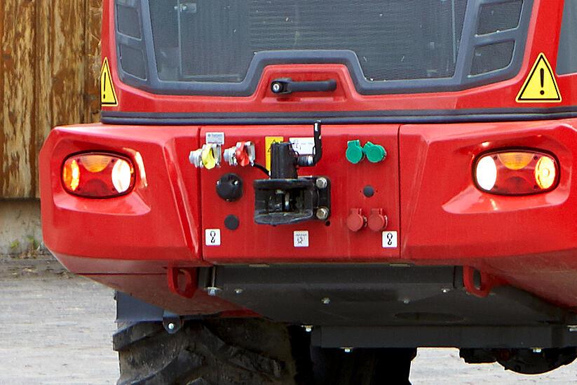 Weidemann wheel loader, telescopic wheel loader20er-50er, Rear hydraulic connections