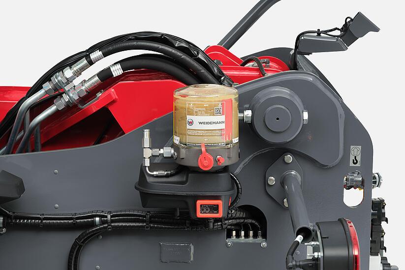 Weidemann telehandler T4512-T7042, Central lubrication system