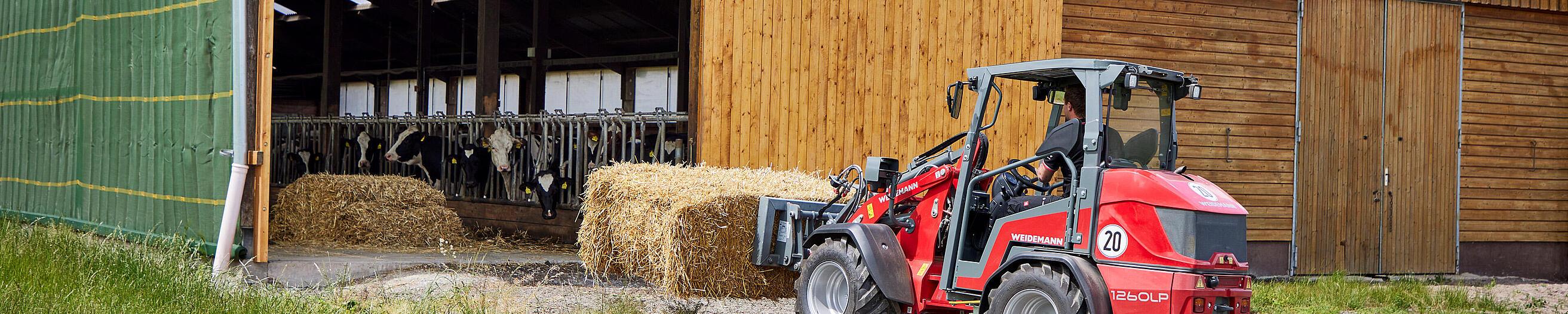 Hoftrac 1260LP de Weidemann en acción