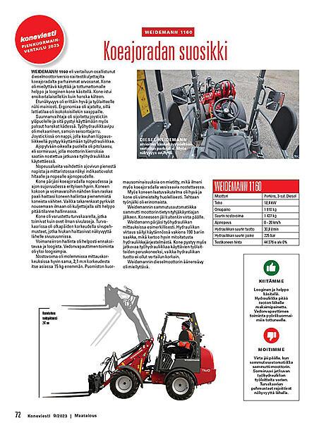 Vorschaubild Testbericht Weidemann Hoftrac 1160
