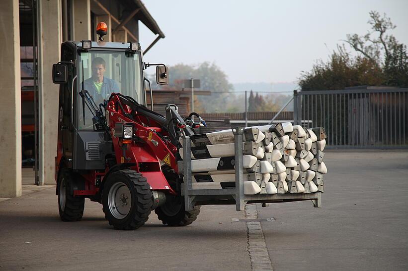 Weidemann Hoftrac 1160 im Einsatz