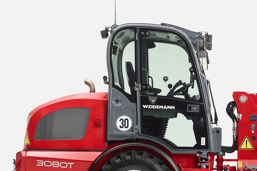 Weidemann telescopic wheel loader 3080T, Driver´s cab