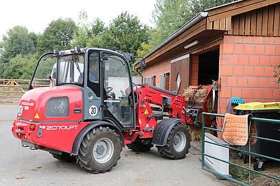 Weidemann chargeuse télescopique 2070LPT en action
