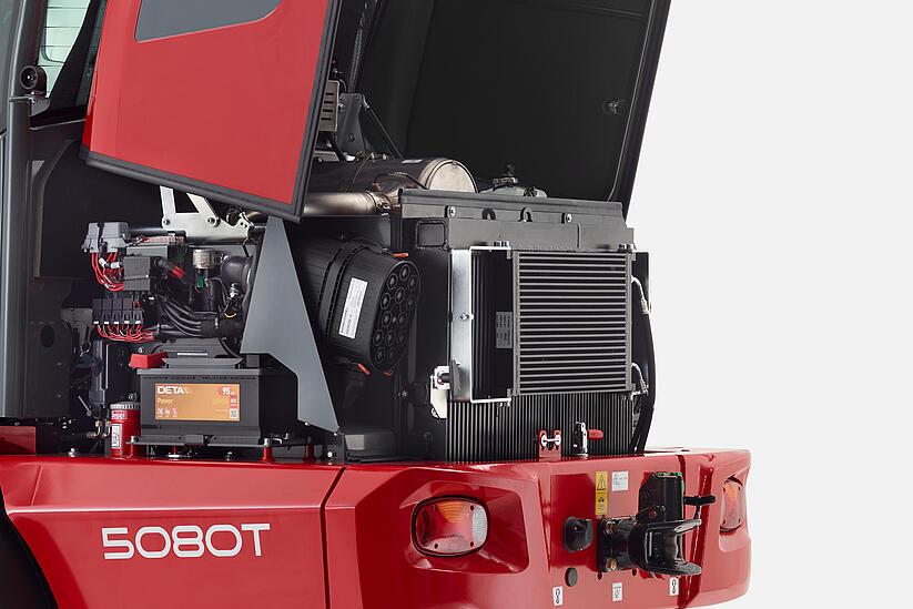Weidemann telescopic wheel loader 5080T, Exhaust emission standard engine selection